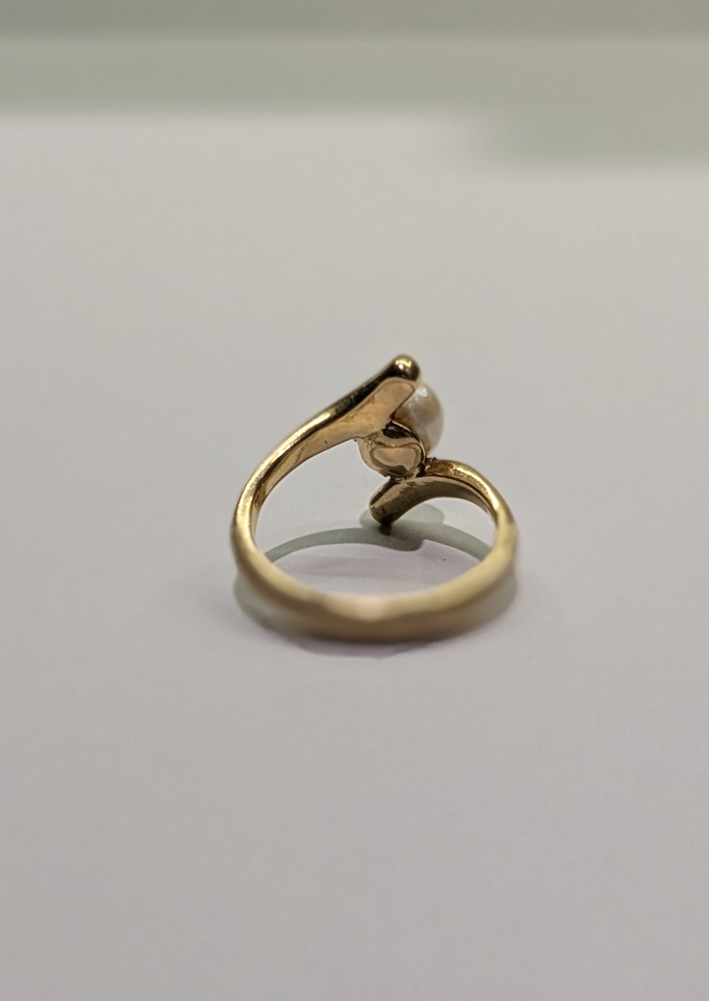 15ct Yellow Gold Pearl Ring – Size L, 3.87g | Vintage Elegance